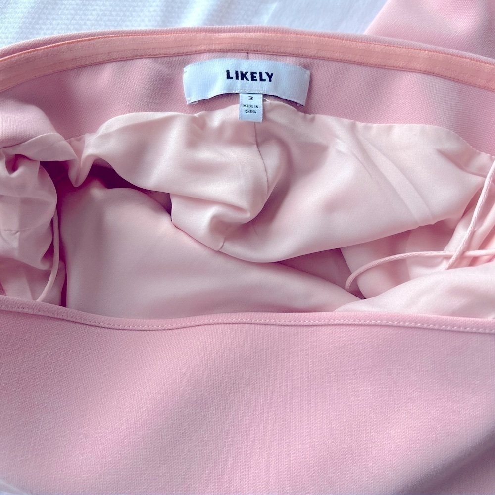 Lively Strapless Pink Midi Dress in Size 2 - Picture 10 of 12